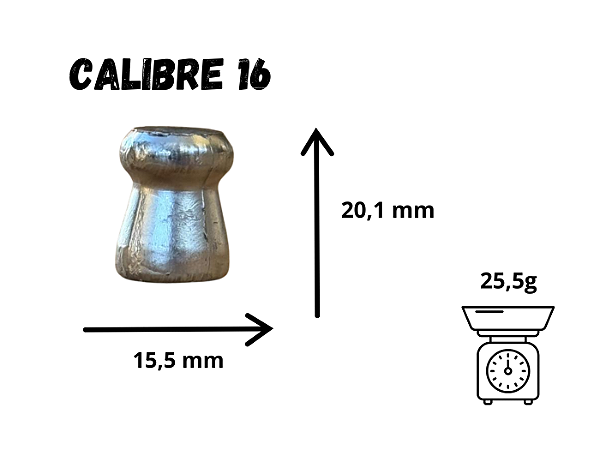 Balote Diabolô Cal.16 (10un)