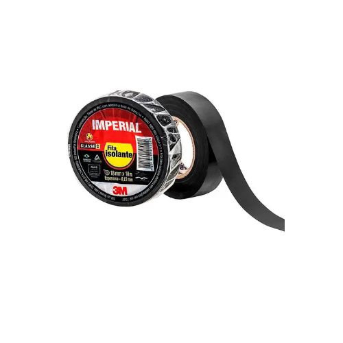 FITA ISOLANTE 18MM 5 METROS PRETO