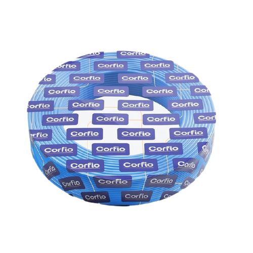 CABO FLEXIVEL COBRE PVC 70G 750V 1X4MM AZUL - 25M - CORFIO