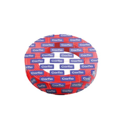 CABO FLEXIVEL COBRE PVC 70G 750V 1X4MM VERMELHO- 25M - CORFIO