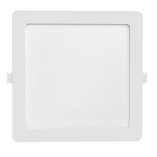 PAINEL LED PLAY EMBUTIR QUAD. 18W 100-240V 6.500K - BRANCO