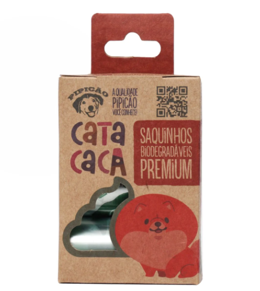 KIT 3 ROLOS DE SAQUINHOS CATA CACA