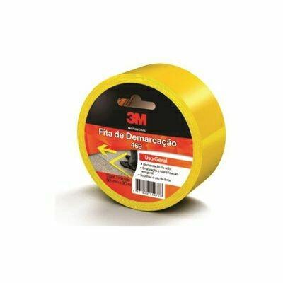 FITA DEMARCACAO DE SOLO 50MM X 30M AMARELA 3M