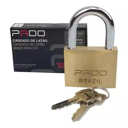 CADEADO LATÃO PADO