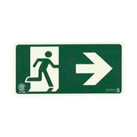 PLACA FOTOLUMINESCENTE S1 SAIDA DIREIRA AC