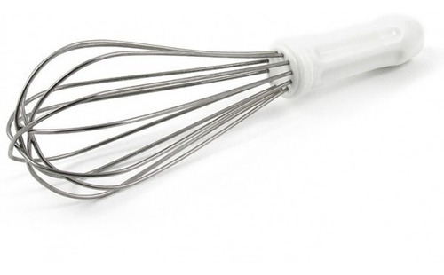 Batedor De Ovos Manual Inox 30 Cm Com Cabo De Polipropileno