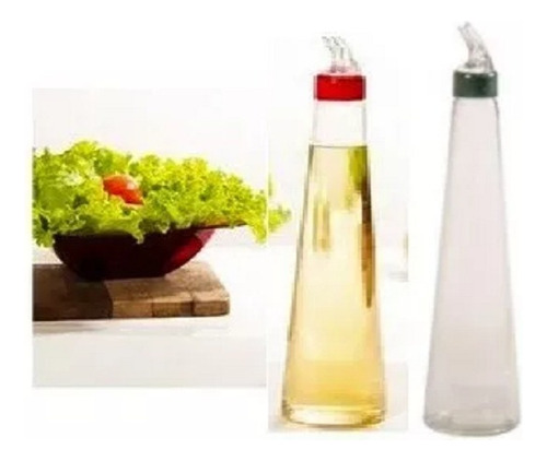 Kit 2 Galheteiros Em Policarbonato Azeite / Vinagre 500 Ml