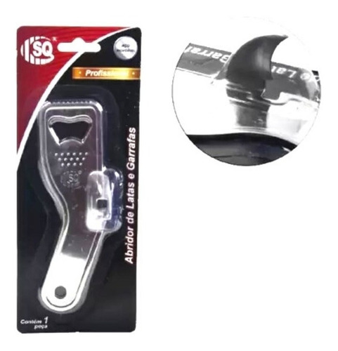 Abridor De Lata E Garrafa Inox Profissional