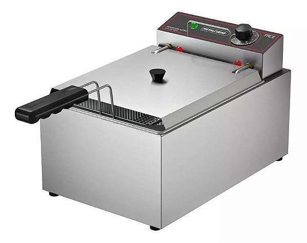 Fritadeira Industrial Elétrica Aço Inox Metalcubas Frce 5 5l