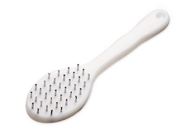 Escamador De Peixe Polietileno 27cm Branco - Solrac