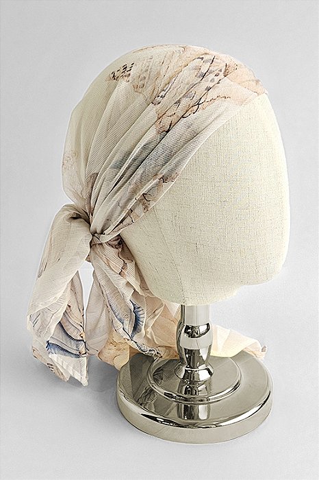 Lenço Areias do Mar | 90 x 90