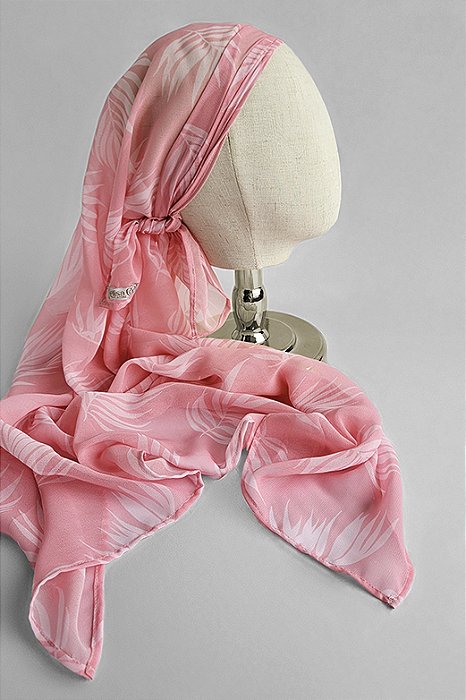 Lenço Rosa Radiante | 90 x 90