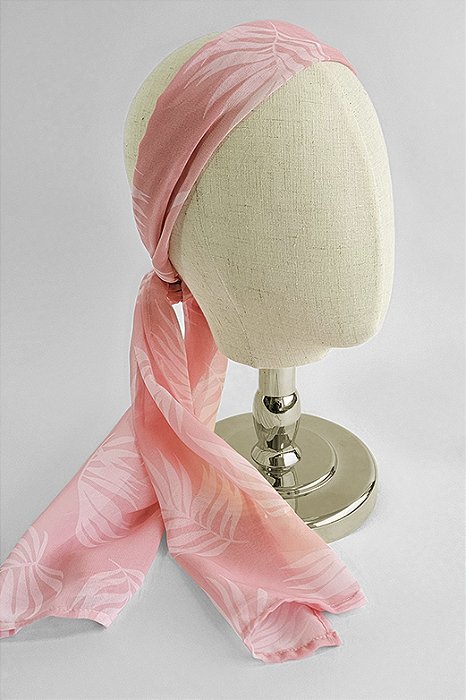 Lenço Rosa Radiante | 140 x 30