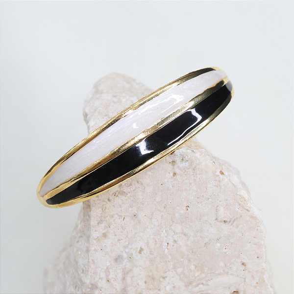 BRACELETE ESMALTAÇÃO DUPLA
