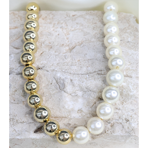 COLAR BOLA C/ PÉROLA