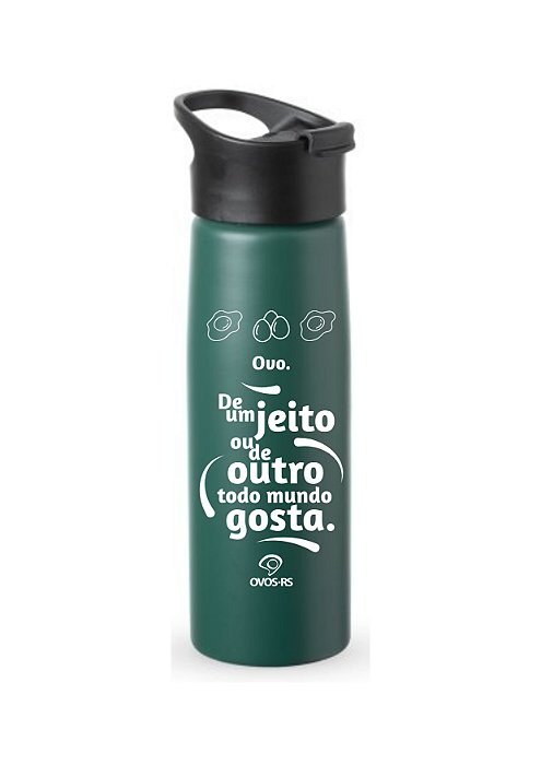 Garrafa Squeeze Alumínio 750ml - Ovos