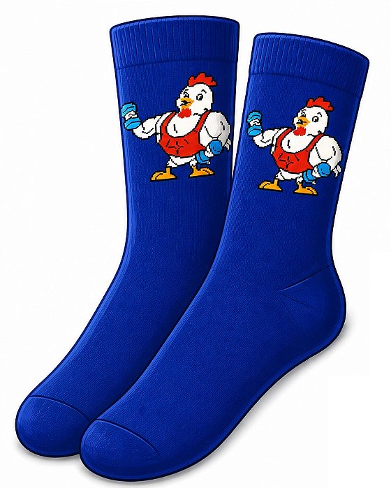 Meia Masculina Azul