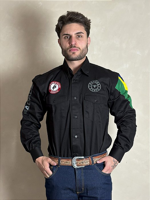 Camisa Radade Masculina Country Cowboy Bandeira Radade