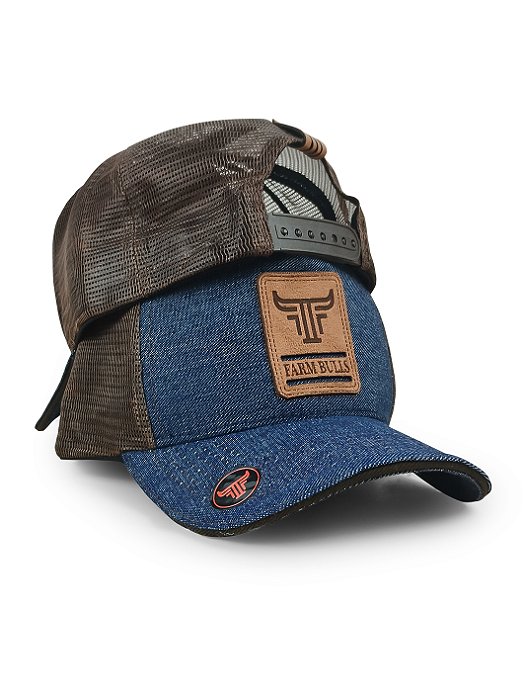 Boné Aba Torta Trucker Redinha Top Cowboy Manga Larga Farm