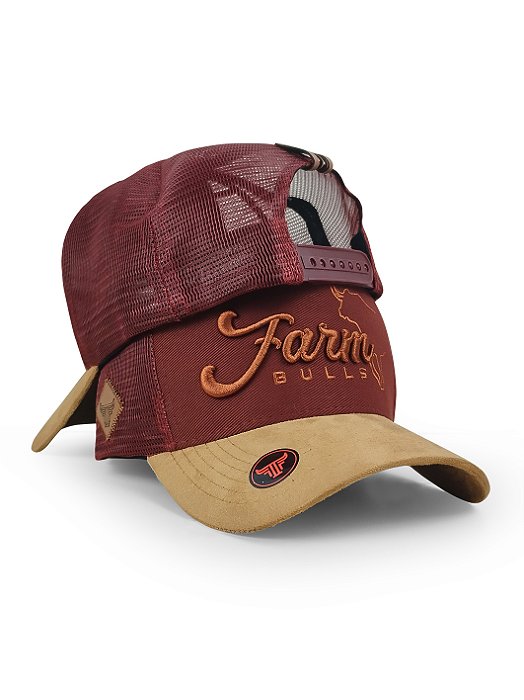 Boné Country Masculino Caipira Bruto Aba Torta Farm Bulls
