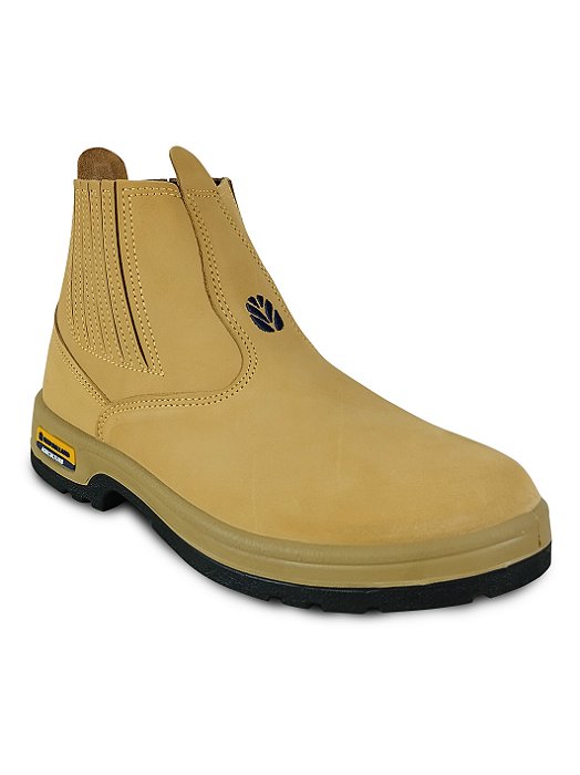 Botina Bota Masculino Cano Curto Couro Legítimo New Holland