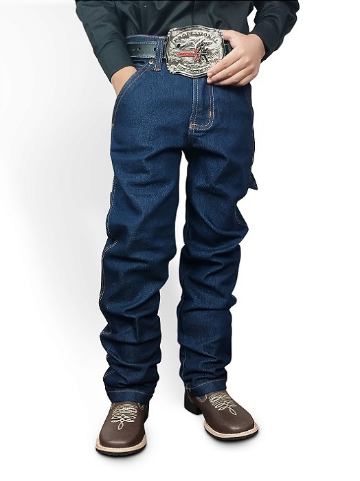Calça Country Infantil Carpinteira Masculino Menino Cowboy