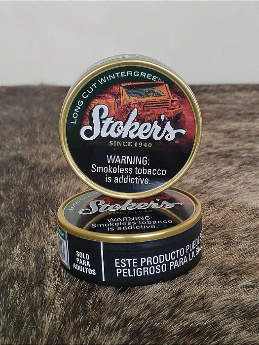 Fumo De Mascar Long Cut Wintergreen Stokers