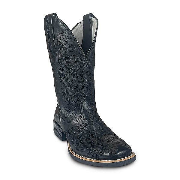 Bota Feminina Texana Country Couro Legítimo Paint Horse