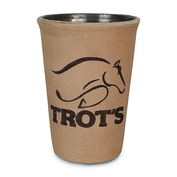 Copo Cuia Terere Chimarrão De Inox Revestimento Couro 250ml