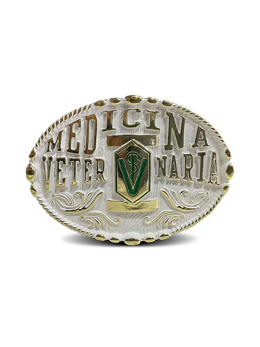 Fivela Country Unissex Cowboy Agronomia Medicina Veterinária