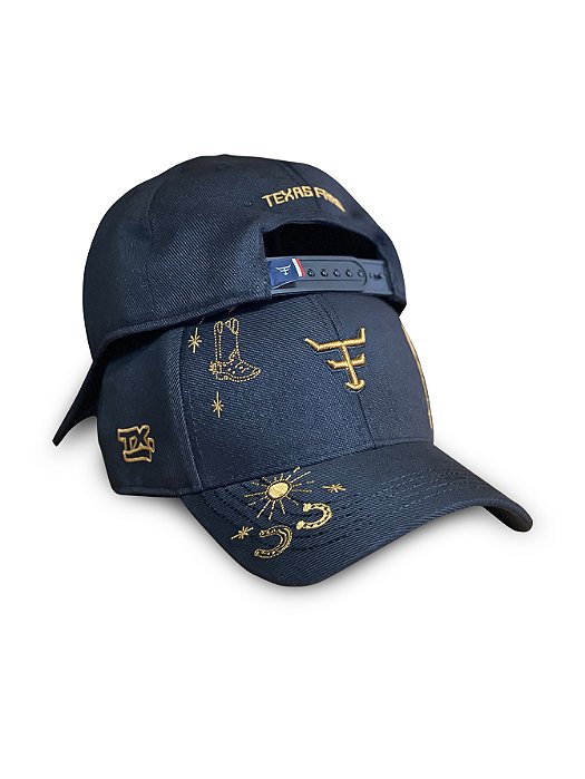 Boné Country Feminino Ferradura Aba Curva Cowboy Texas Farm