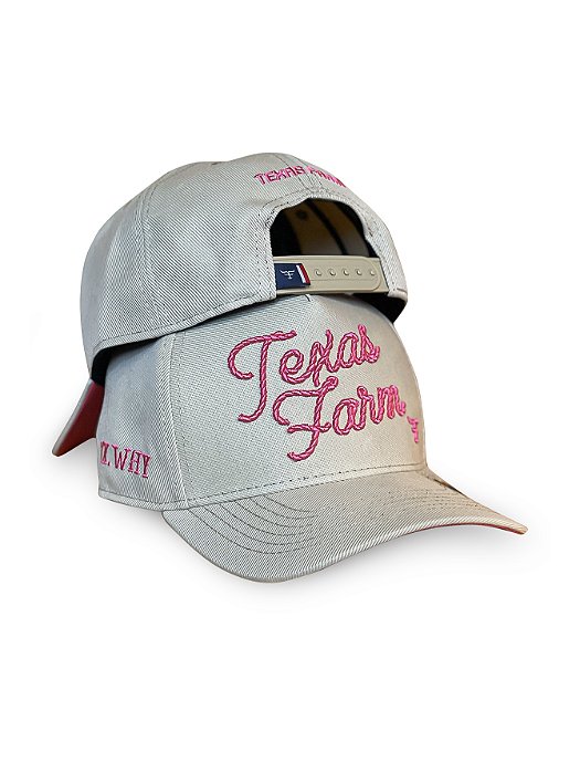 Boné Country Feminino Original Telinha Rosas Agro Texas Farm