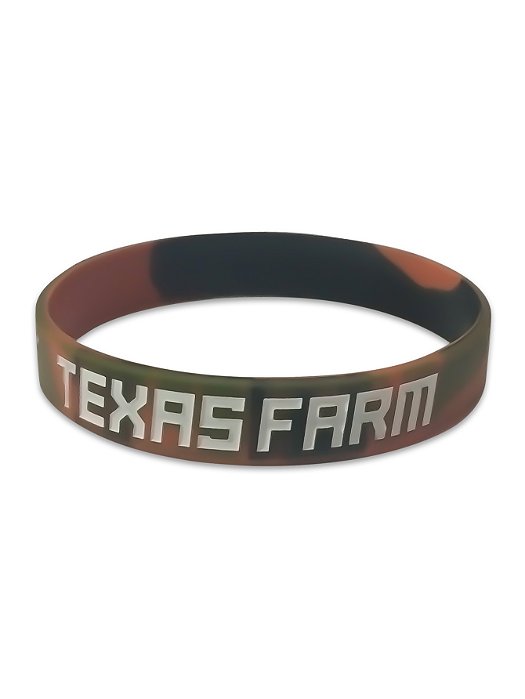 Pulseira Country Texas Farm Silicone Original Camuflada