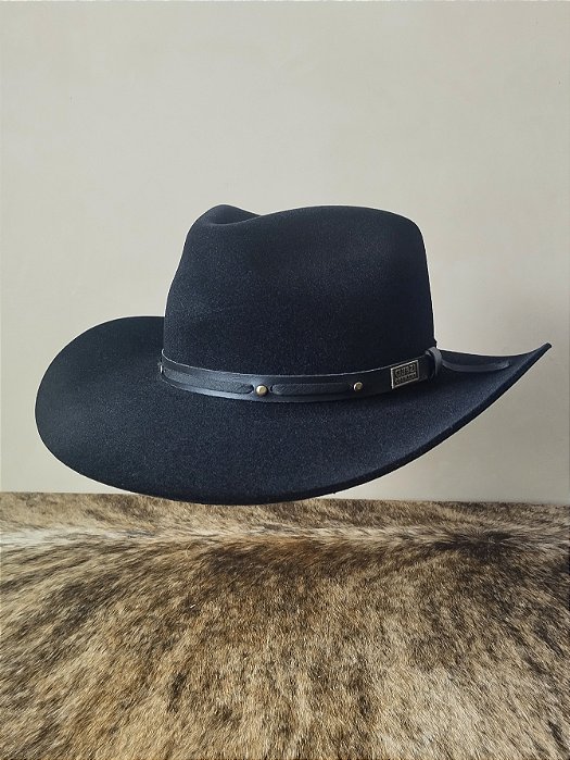 Chapéu Country Aba 8 Aveludado Unissex Gustavo Lima Premium