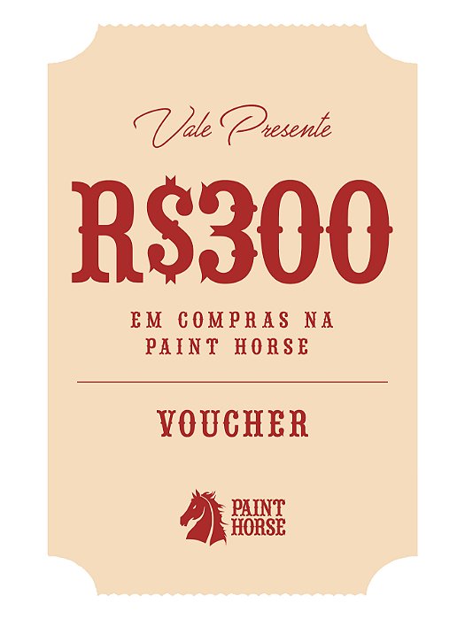 Vale Presente R$300