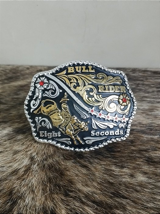 Fivela Country Master Bull Rider 8 Segundos Cowboy Western