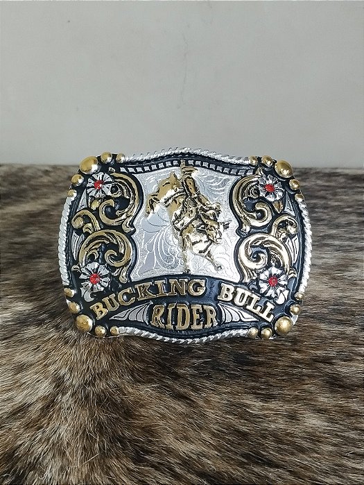 Fivela Master Bucking Bull Rider Country Dourada Cowboy