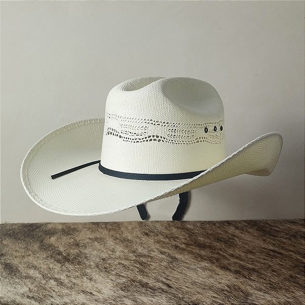 Chapéu Country Bangora Aba12 Rodeio Premium Western Palha