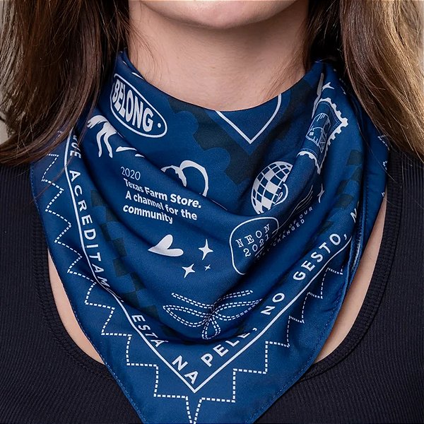 Bandana Texas Farm Original Time Line Country Western Agro