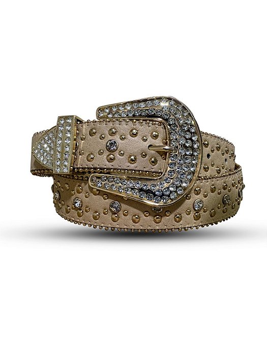 Cinto Feminino Country Brilho Strass Western Plus Size