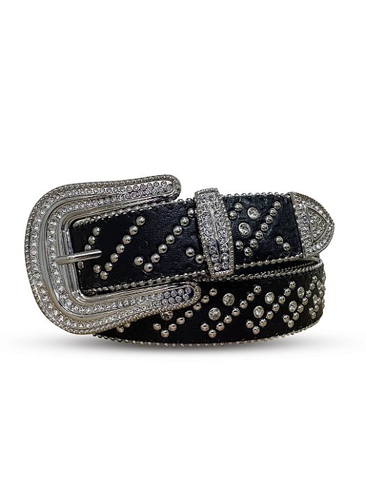Cinto Feminino Country Brilho Strass Rodeio Pedra Plus Size