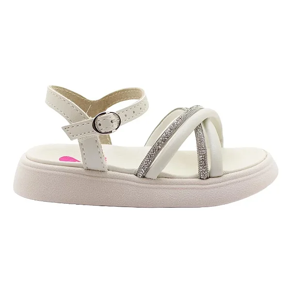 SANDÁLIA MOLEKINHA 2733.104 OFF WHITE