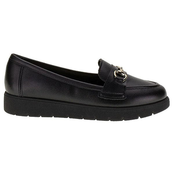 MOCASSIM MOLECA 5819.101 PRETO