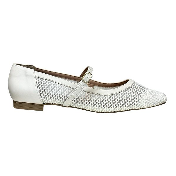 Sapatilha Tela Laysa Lohaz Off White