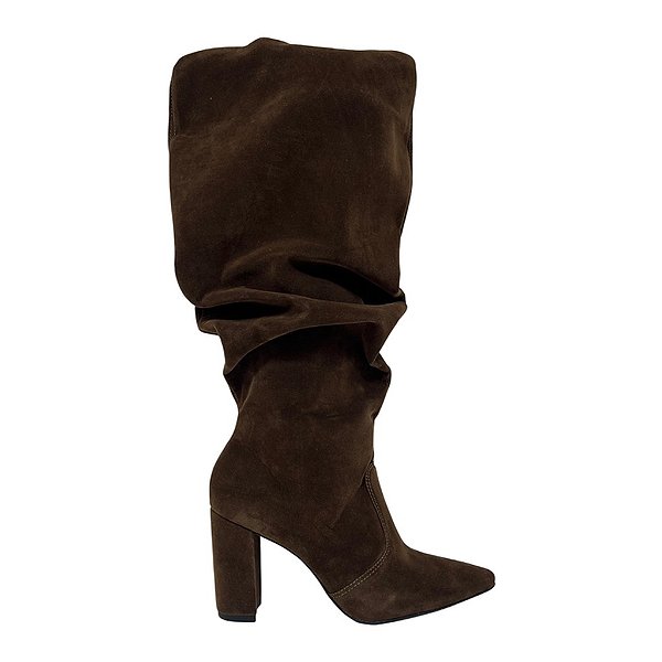Bota Giulia Slouch Lohaz Marrom