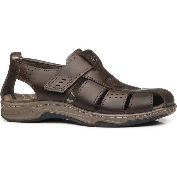 SANDALIA COURO PEGADA CRAVO 132255-03