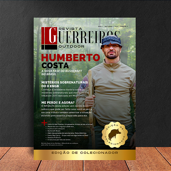 Revista Guerreiros Outdoor - Edição 3 - Outubro / 2021 - Humberto Costa