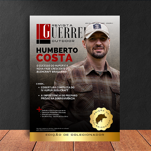 Revista Guerreiros Outdoor - Edição 3 - Outubro / 2023 - Humberto Costa