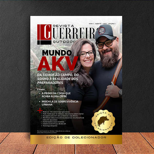 Revista Guerreiros Outdoor - Edição 2 - Agosto / 2025 - Mundo AKV