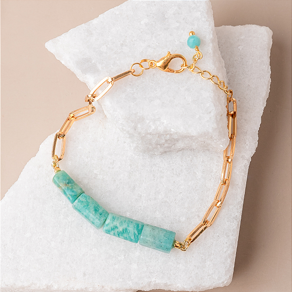 Pulseira Amazonita: Toque de Serenidade no Dia a Dia